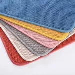 Multi-Color Classic Polyester Dish Drying Mat, 30x40 cm Absorbent Kitchen Pad - Image 6