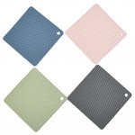 Heat-Resistant Silicone Placemat - Non-Slip Square Table Mat for Kitchen - Image 7