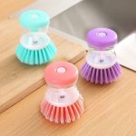 Efficient Eco-Friendly Kitchen Dish Brush with Built-In Soap Dispenser - Image 3