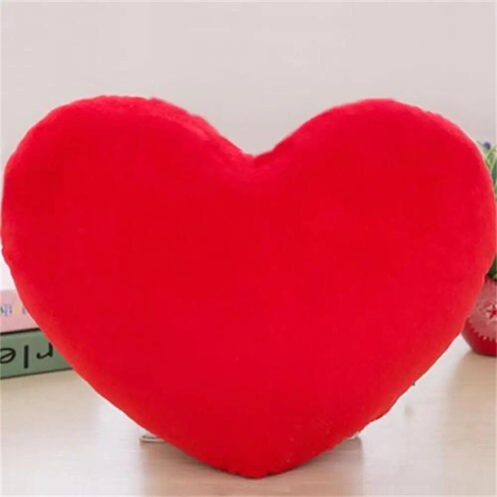 Charming Heart-Shaped Plush Pillow Home & Garden Home Decor