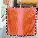 Eco-Friendly Super Absorbent Coral Velvet Kitchen Dish Cloth - Image 5