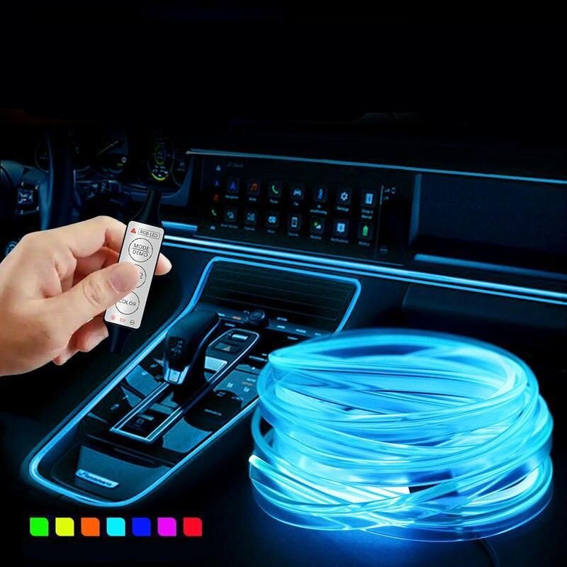 thumbnail image 2 of Formula-J87 RGB Multi-Color LED Light Strip Kit For Car Interior - Under Dash, Seat, Footwell - Bluetooth App Control 2 of 4