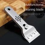 Versatile Glass and Tile Cleaning Scraper with Stainless Steel Blades - Image 2