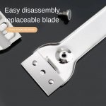 Versatile Glass and Tile Cleaning Scraper with Stainless Steel Blades - Image 4