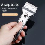 Versatile Glass and Tile Cleaning Scraper with Stainless Steel Blades - Image 3