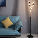 Contemporary Minimalist LED Strip Floor Lamp - Perfect for Modern Living Spaces - Image 3
