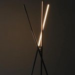 Modern Nordic LED Floor Lamp – Minimalist Aluminum 3-Prong Design for Elegant Home Lighting - Image 7