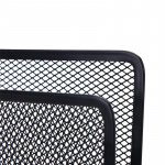 Sleek Black Metal Mesh Desk Organizer & Letter Sorter - Image 7