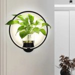 Minimalist Nordic LED Plant Wall Lamp - Image 2