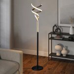 Contemporary Minimalist LED Strip Floor Lamp - Perfect for Modern Living Spaces - Image 4