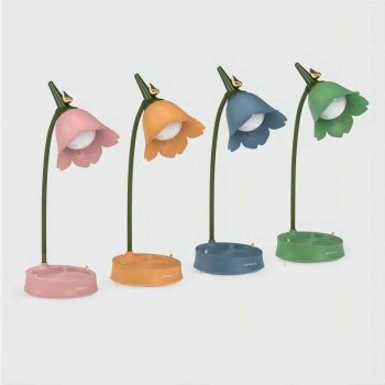 Adjustable LED Desk Lamp with 3-Color Touch Dimming - Decorative and Functional Night Light for Reading, Writing, and Home Decor