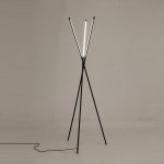 Modern Nordic LED Floor Lamp – Minimalist Aluminum 3-Prong Design for Elegant Home Lighting - Image 3