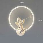 Modern Angel LED Wall Lamp 18W - Image 6