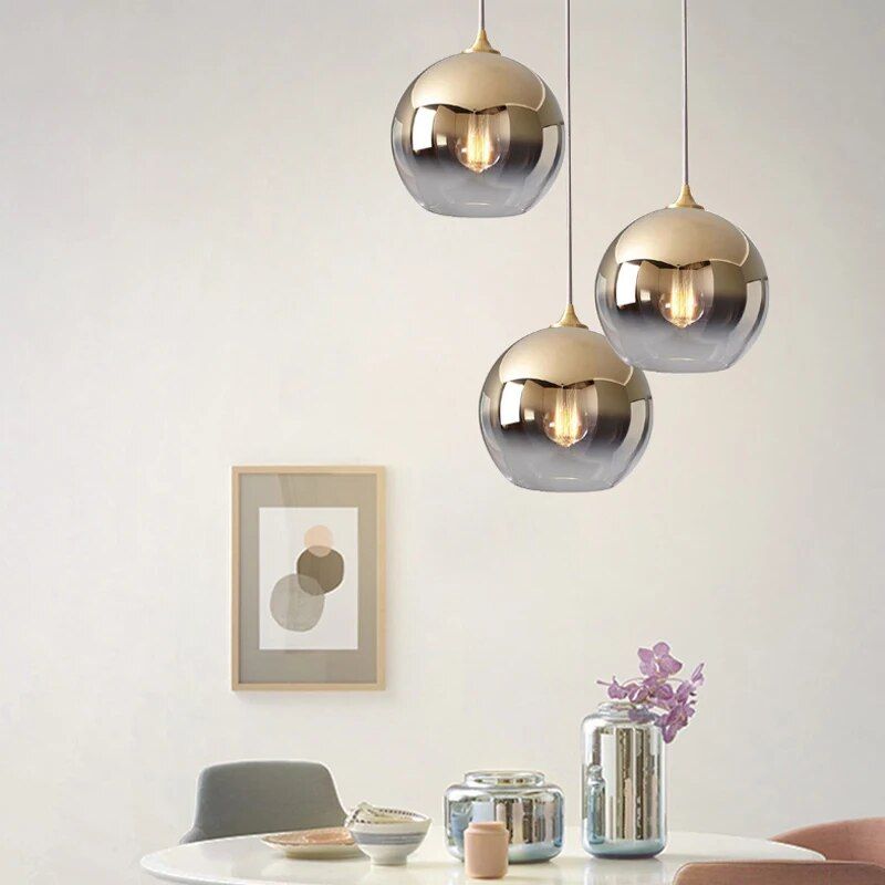 Elegant Modern Glass Pendant Light - Dining Room & Bedroom Decor Home & Garden Home Decor Lighting