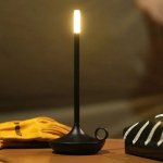 Rechargeable Wireless Touch Table Lamp - USB-C Portable Warm Light for Bedroom and Outdoor - Image 3