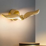 Elegant Rose Gold LED Wall Lamp - Image 3