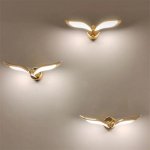 Elegant Rose Gold LED Wall Lamp - Image 2