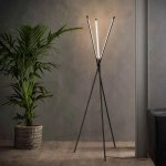 Modern Nordic LED Floor Lamp – Minimalist Aluminum 3-Prong Design for Elegant Home Lighting - Image 5