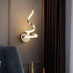 Minimalist Spiral LED Wall Sconce - Image 3
