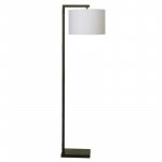 Elegant 62" Contemporary Metal Floor Lamp with LED Bulb and Footswitch, Black - Image 4