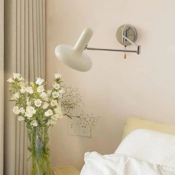 Contemporary Nordic Style Retractable Wall Lamp for Versatile Lighting