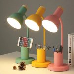 Contemporary Nordic Desk Lamp with Pen Holder - LED Office and Home Decor Light - Image 4