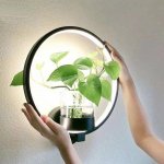 Minimalist Nordic LED Plant Wall Lamp - Image 6