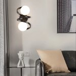 Modern Black Copper LED Wall Sconce - Image 6
