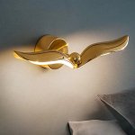 Elegant Rose Gold LED Wall Lamp - Image 5