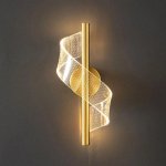 Modern Acrylic LED Spiral Wall Lamp - Image 2