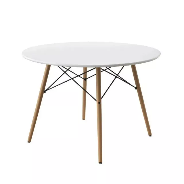 42″ Modern Round Dining Table & Chair Set