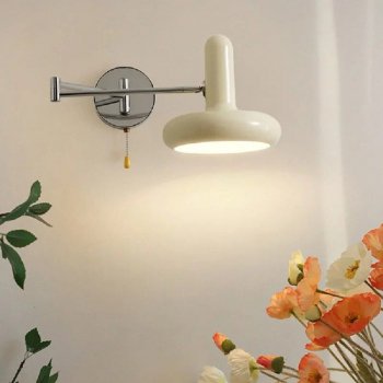 Contemporary Nordic Style Retractable Wall Lamp for Versatile Lighting