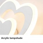 Modern Nordic LED Heart-Shaped Wall Lamp for Cozy Illumination - Image 5