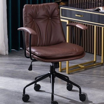 Ergonomic Leather Executive & Gaming Office Chair with Wheels