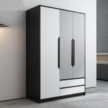 Modern Minimalist Sliding Wardrobe – Elegant and Multifunctional Home Storage Solution